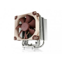 Noctua NH-U9S Tietokoneen jäähdytysjärjestelmä Suoritin Jäähdytin 9,2 cm Ruskea, Metallinen