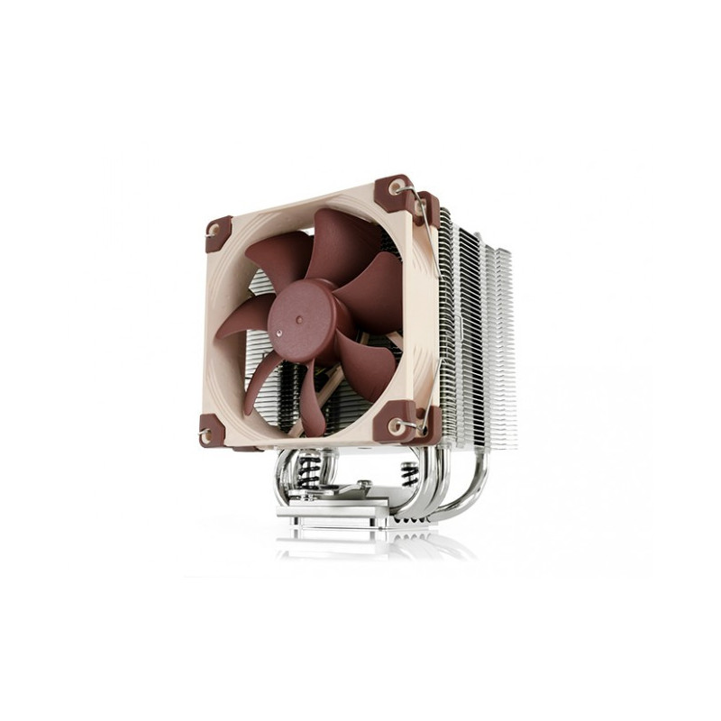 Noctua NH-U9S Tietokoneen jäähdytysjärjestelmä Suoritin Jäähdytin 9,2 cm Ruskea, Metallinen