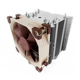 Noctua NH-U9S Tietokoneen jäähdytysjärjestelmä Suoritin Jäähdytin 9,2 cm Ruskea, Metallinen