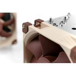 Noctua NH-U9S Tietokoneen jäähdytysjärjestelmä Suoritin Jäähdytin 9,2 cm Ruskea, Metallinen