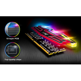 XPG SPECTRIX D40 muistimoduuli 32 GB 4 x 8 GB DDR4 2400 MHz