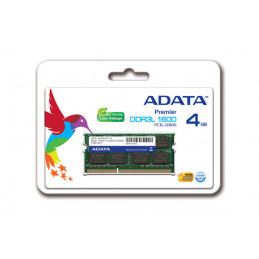 ADATA ADDS1600W4G11-R muistimoduuli 4 GB 1 x 4 GB DDR3 1600 MHz