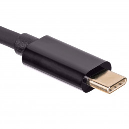 Akyga AK-AV-17 videokaapeli-adapteri 1,5 m VGA (D-Sub) USB Type-C Musta