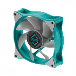 Iceberg Thermal IceGALE Xtra Tietokonekotelo Tuuletin 8 cm Sinivihreä 1 kpl