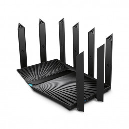 TP-Link Archer AX95 langaton reititin Gigabitti Ethernet Kolmikaista (2,4 GHz 5 GHz 5 GHz) Musta