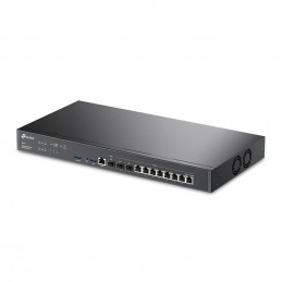 TP-Link ER8411 langallinen reititin Gigabitti Ethernet Musta