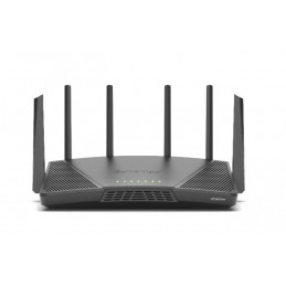 Synology RT6600ax Router WiFi6 1xWAN 3xGbE 1x2.5Gb langaton reititin Kolmikaista (2,4 GHz 5 GHz 5 GHz) 4G Musta