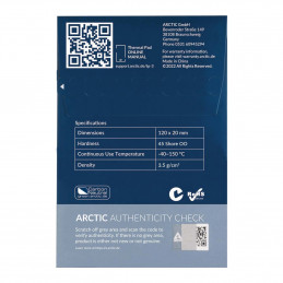 ARCTIC TP-3 Lämpöalusta