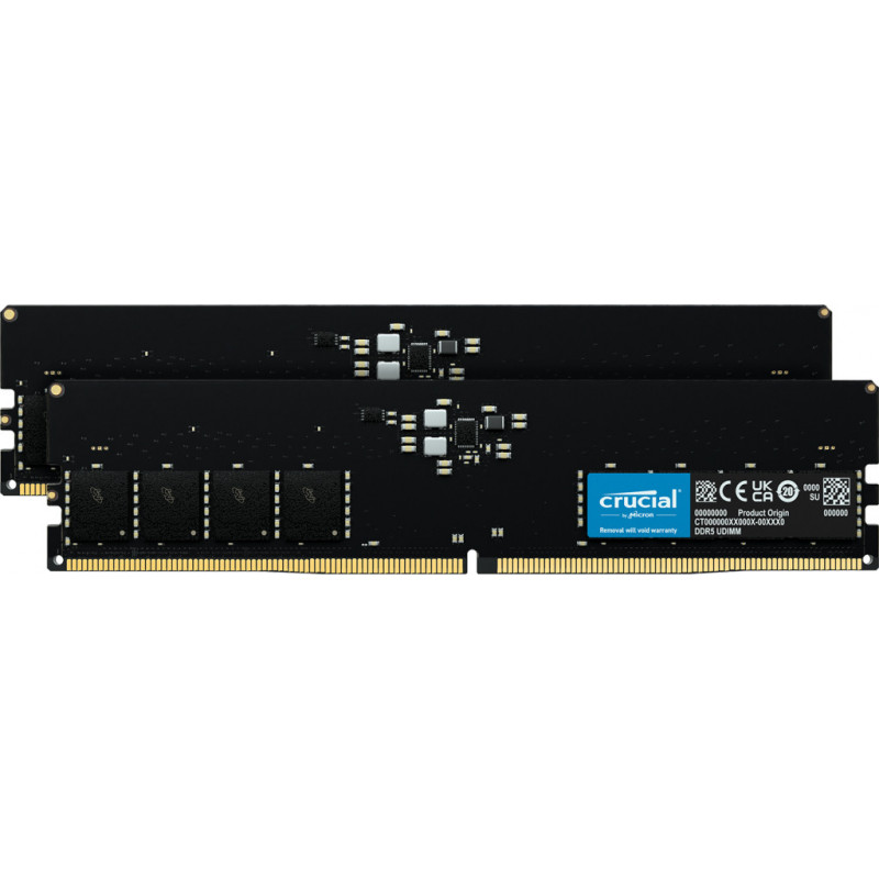 Crucial CT2K16G56C46U5 muistimoduuli 32 GB 2 x 16 GB DDR5 5600 MHz ECC