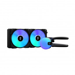 Fractal Design Lumen S24 v2 RGB Suoritin All-in-one-nesteenjäähdytin 12 cm Musta 1 kpl