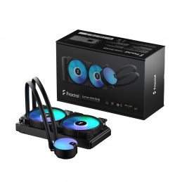Fractal Design Lumen S24 v2 RGB Suoritin All-in-one-nesteenjäähdytin 12 cm Musta 1 kpl