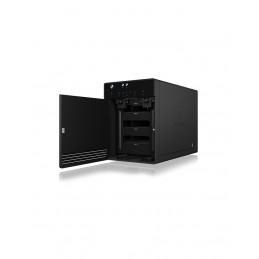 ICY BOX IB-3740-C31 HDD- SSD-kotelo Musta 2.5 3.5"