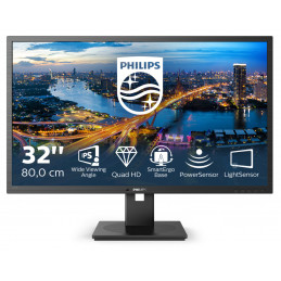 Philips B Line 325B1L 00 tietokoneen litteä näyttö 80 cm (31.5") 2560 x 1440 pikseliä 2K Ultra HD LCD Musta