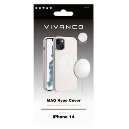 Vivanco Mag Hype matkapuhelimen suojakotelo 15,5 cm (6.1") Suojus Beige