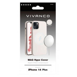 Vivanco Mag Hype matkapuhelimen suojakotelo 17 cm (6.7") Suojus Beige