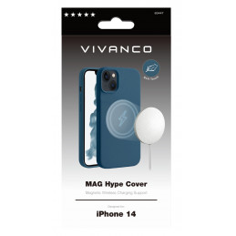 Vivanco Mag Hype matkapuhelimen suojakotelo 15,5 cm (6.1") Suojus Sininen