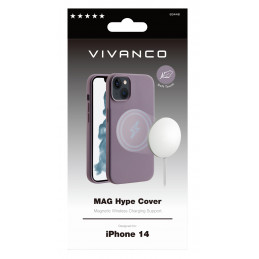 Vivanco Mag Hype matkapuhelimen suojakotelo 15,5 cm (6.1") Suojus Purppura