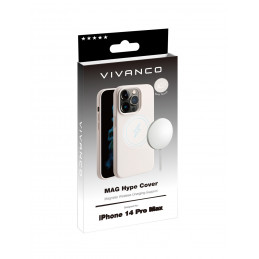 Vivanco Mag Hype matkapuhelimen suojakotelo 17 cm (6.7") Suojus Beige