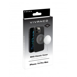 Vivanco Mag Classic matkapuhelimen suojakotelo 17 cm (6.7") Suojus Musta