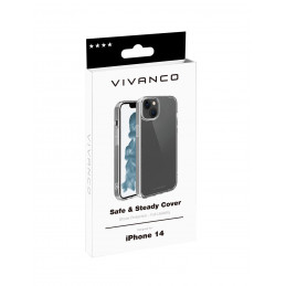 Vivanco Safe and Steady matkapuhelimen suojakotelo 15,5 cm (6.1") Suojus Läpinäkyvä