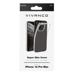Vivanco Super Slim matkapuhelimen suojakotelo 17 cm (6.7") Suojus Läpinäkyvä