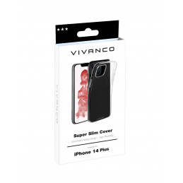 Vivanco Super Slim matkapuhelimen suojakotelo 17 cm (6.7") Suojus Läpinäkyvä