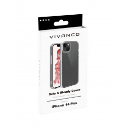 Vivanco Safe and Steady matkapuhelimen suojakotelo 17 cm (6.7") Suojus Läpinäkyvä