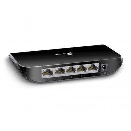 TP-Link TL-SG1005D verkkokytkin Hallitsematon Gigabit Ethernet (10 100 1000) Musta