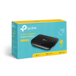 TP-Link TL-SG1005D verkkokytkin Hallitsematon Gigabit Ethernet (10 100 1000) Musta