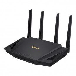 ASUS RT-AX58U langaton reititin Gigabitti Ethernet Kaksitaajuus (2,4 GHz 5 GHz) 4G Musta