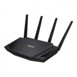 ASUS RT-AX58U langaton reititin Gigabitti Ethernet Kaksitaajuus (2,4 GHz 5 GHz) 4G Musta