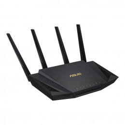 ASUS RT-AX58U langaton reititin Gigabitti Ethernet Kaksitaajuus (2,4 GHz 5 GHz) 4G Musta