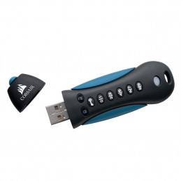 Corsair Padlock USB-muisti 256 GB USB A-tyyppi 3.0 Musta, Sininen