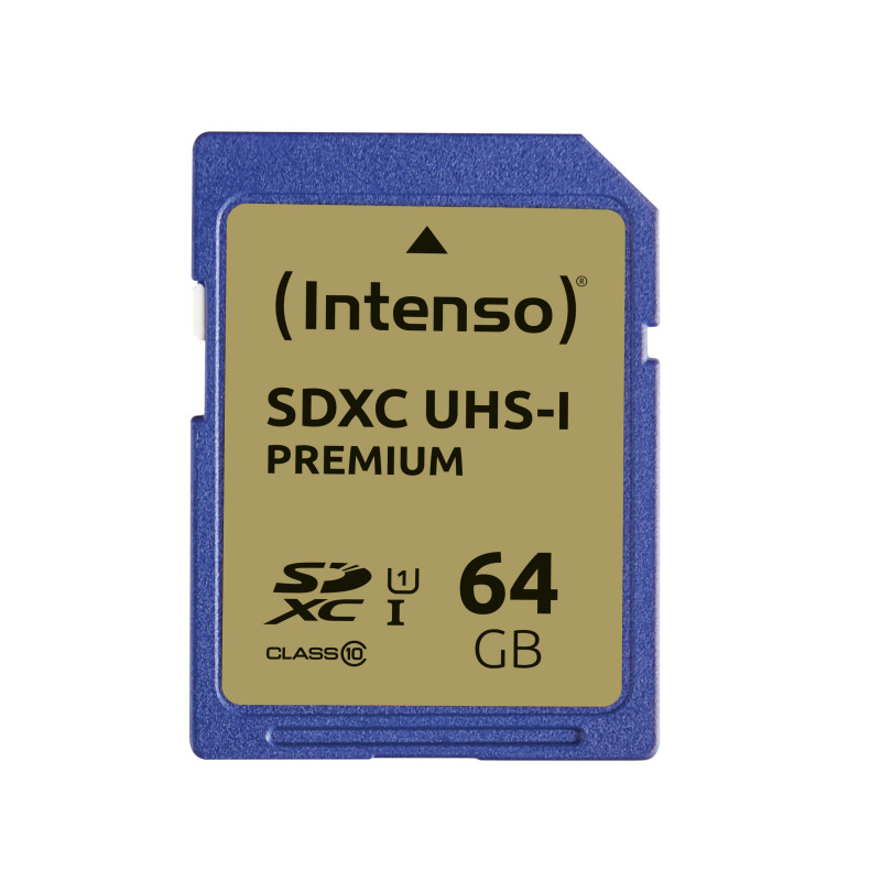 Intenso 3421490 muistikortti 64 GB SDXC UHS-I Luokka 10