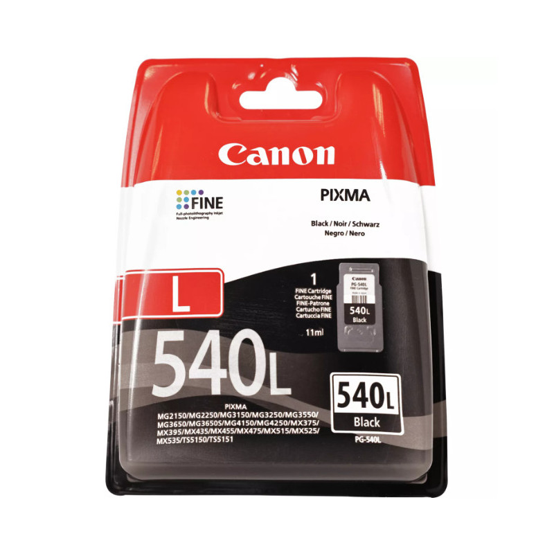 Canon PG-540L mustekasetti 1 kpl Alkuperäinen Musta