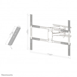Neomounts by Newstar Select AWLS-950BL1 TV-kiinnikkeen lisävaruste