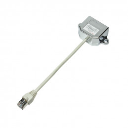 LogiLink RJ45 2xRJ45 verkkokaapeli Hopea, Valkoinen 0,15 m