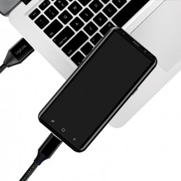 LogiLink CU0140 USB-kaapeli 1 m USB 2.0 USB C USB A Musta