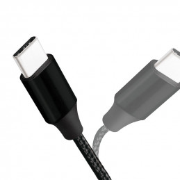LogiLink CU0140 USB-kaapeli 1 m USB 2.0 USB C USB A Musta
