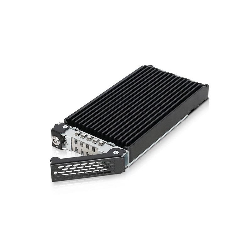 Icy Dock MB720TK-B tallennusaseman kotelo HDD- SSD-kotelo Alumiini, Musta 2.5"