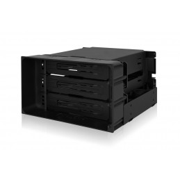 Icy Dock MB830SP-B tallennusaseman kotelo HDD-kotelo Musta 3.5"