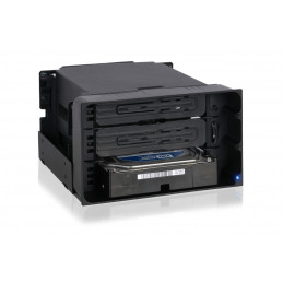 Icy Dock MB830SP-B tallennusaseman kotelo HDD-kotelo Musta 3.5"