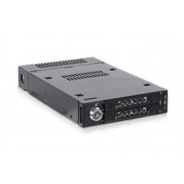 Icy Dock ToughArmor MB834M2K-B SSD-kotelo Musta M.2