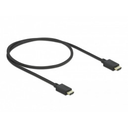 DeLOCK 85386 HDMI-kaapeli 0,5 m HDMI-tyyppi A (vakio) Musta