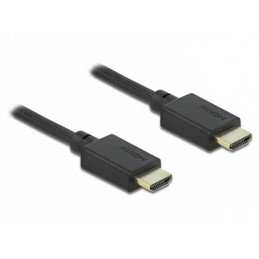 DeLOCK 85387 HDMI-kaapeli 1 m HDMI-tyyppi A (vakio) Musta