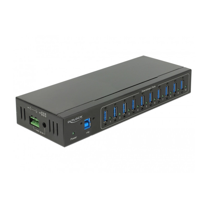 DeLOCK 63919 keskitin USB 3.2 Gen 1 (3.1 Gen 1) Micro-B 5000 Mbit s Musta