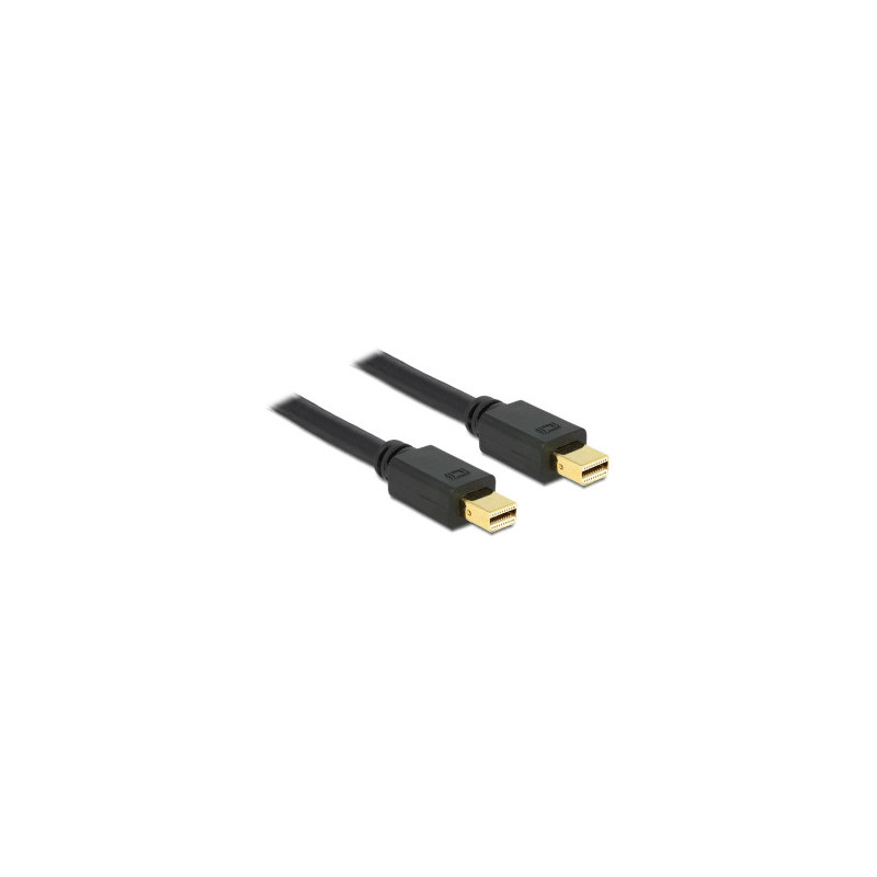 DeLOCK 83472 DisplayPort-kaapeli 0,5 m Mini DisplayPort Musta