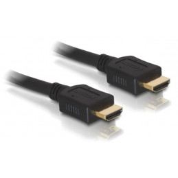 DeLOCK HDMI 1.3 Cable - 5m HDMI-kaapeli Musta