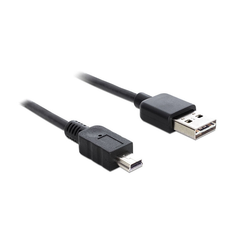 DeLOCK 3m USB 2.0 A - mini USB m m USB-kaapeli USB A Mini-USB A Musta