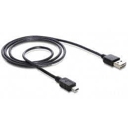 DeLOCK 3m USB 2.0 A - mini USB m m USB-kaapeli USB A Mini-USB A Musta